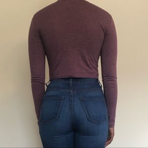 Forever 21 cropped long sleeve